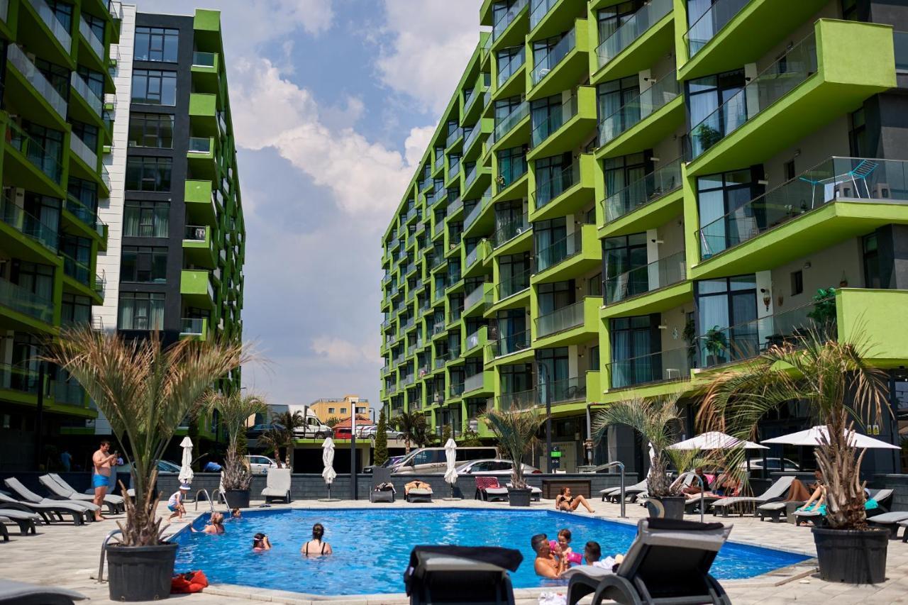 Sunfest Aparthotel Pool & Spa Mamaia Nord ナボダリ エクステリア 写真